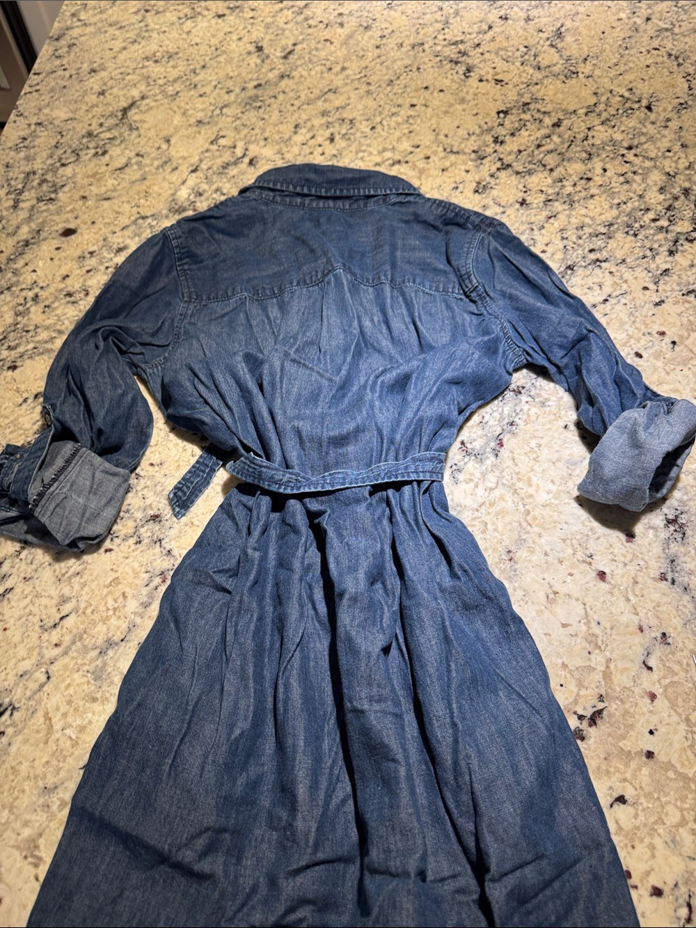 Banana Republic Denim Button-Up Shirt Dress in Blue - Picture 8 of 10